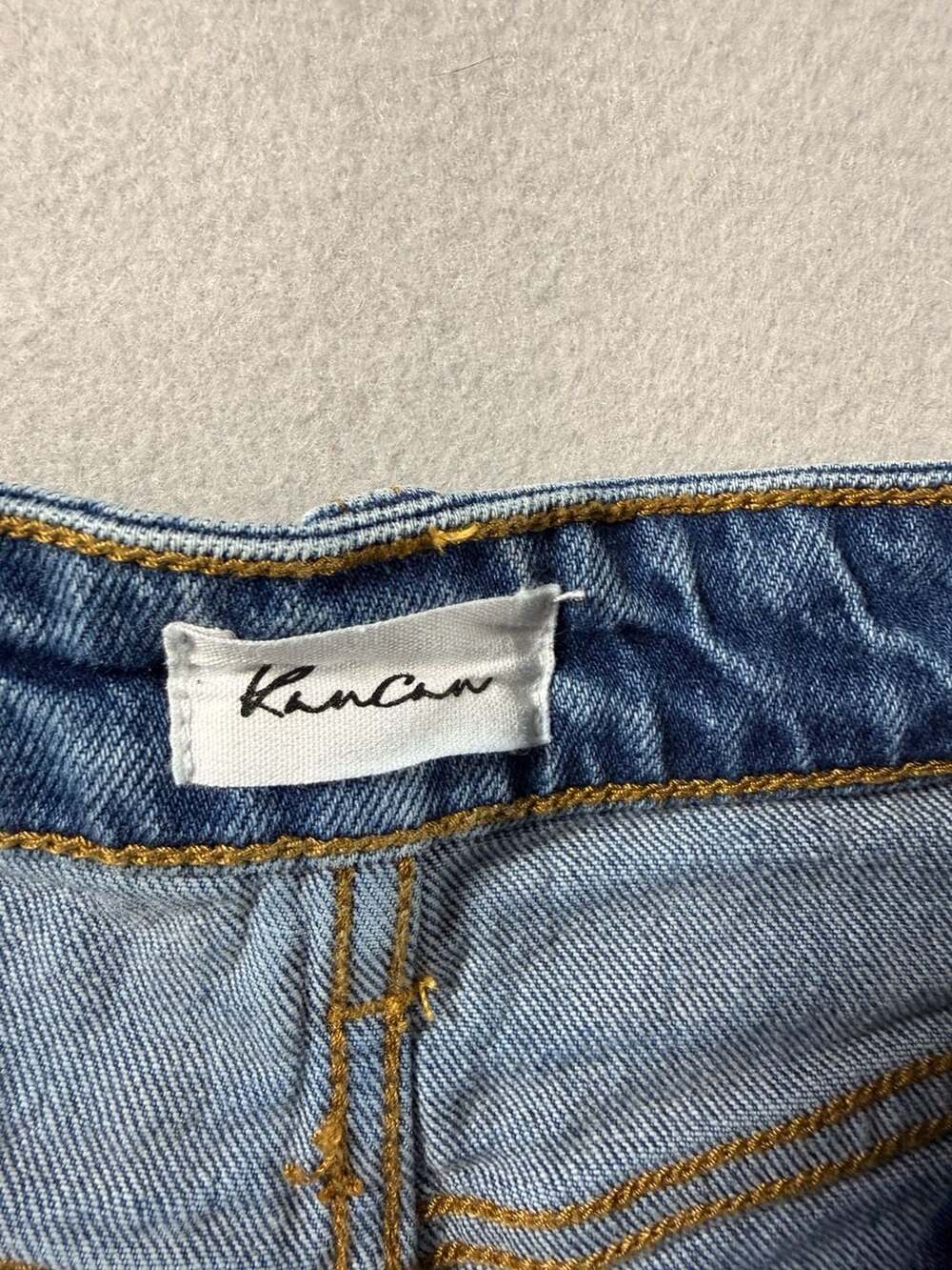 KanCan Women's High Rise Barrel Leg Distressed Jeans KC9390M - Picture 6 of 9